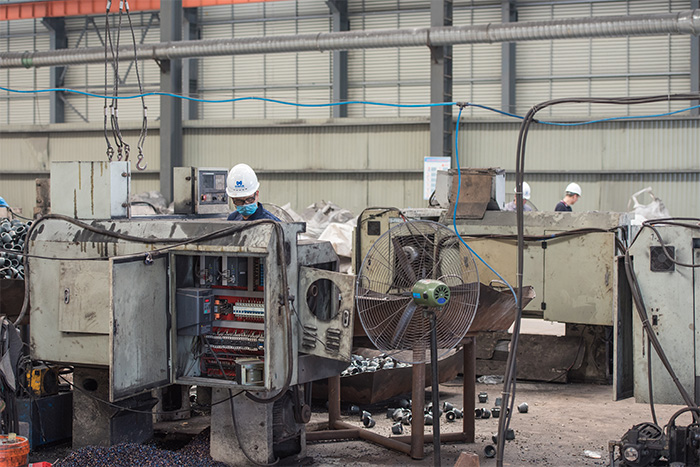 重庆网架配件-锥头加工车间